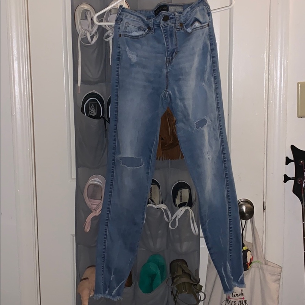 High waisted ankle Jeans